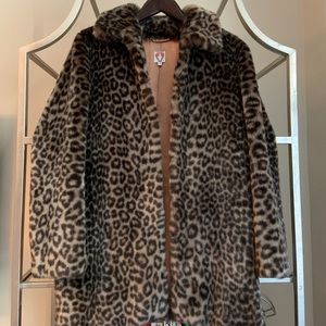 Leopard fur coat by Shrimps